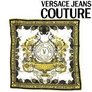 美品　ヴェルサーチ　PALAZZO バロック柄　ロールアップ　希少　ロゴ　刺繍 VERSACE JEANS COUTURE ベルサーチ ヴェルサーチェ スカーフ ロゴ