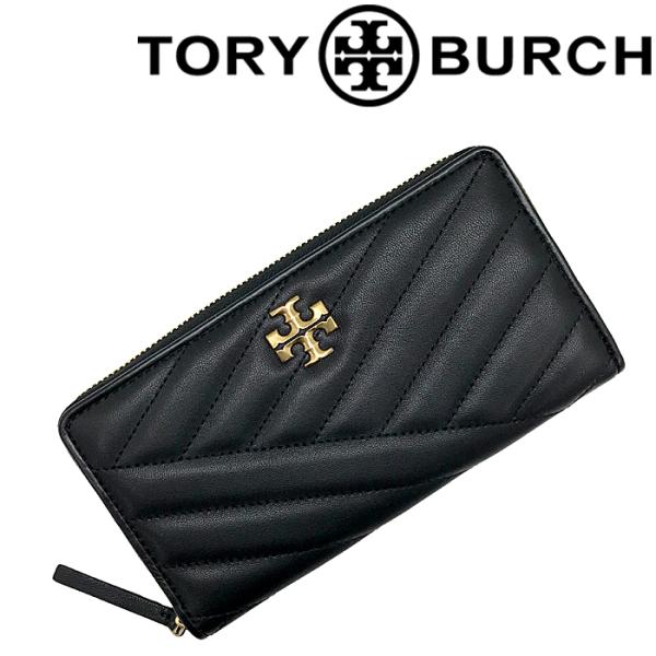 TORY BURCH 財布 ブランド トリーバーチ ジップアラウンド 小銭入れあり レザー ブラック...