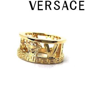 VERSACE ヴェルサーチェ ベルサーチ ロゴ リング・指輪 ゴールド DG57557-DJMT-D00H｜woodnet