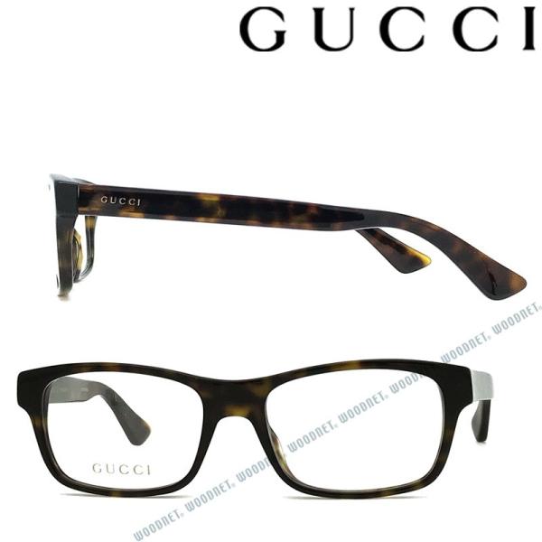 GUCCI グッチ マーブルブラウン メガネフレーム ブランド GUC-GG-0006O-009