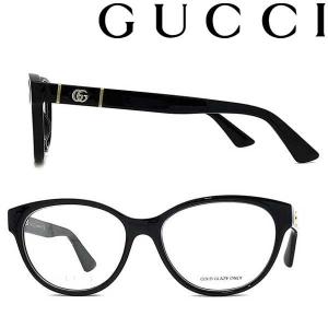GUCCI GG ブラックフレーム メガネ GUCCI メガネフレーム ブランド グッチ ブラック 眼鏡 GUC-GG