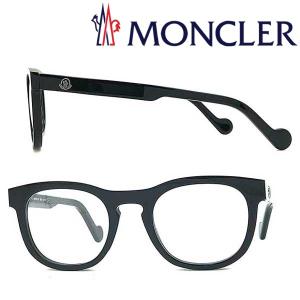 MONCLER モンクレール ブラック メガネフレーム ブランド 眼鏡 ML-5040-001｜woodnet