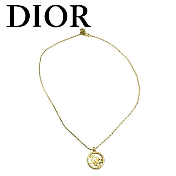 【中古】Christian Dior クリスチャン ディオール ネックレス【非常に良い】ゴールド チ...