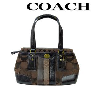 COACH（コーチ） 馬車柄 ハンドバッグ ストラップ欠品 レッド 79238