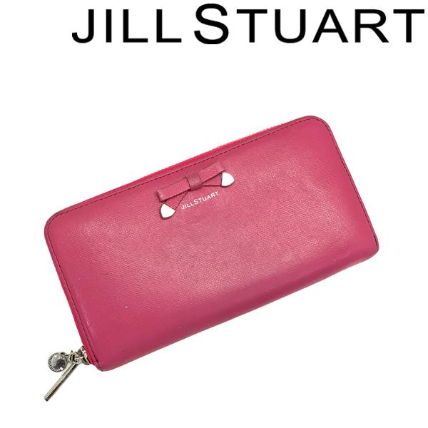 【中古】【やや傷や使用感あり】JILL STUART 長財布 ブランド ジルスチュアート ロゴ ピン...
