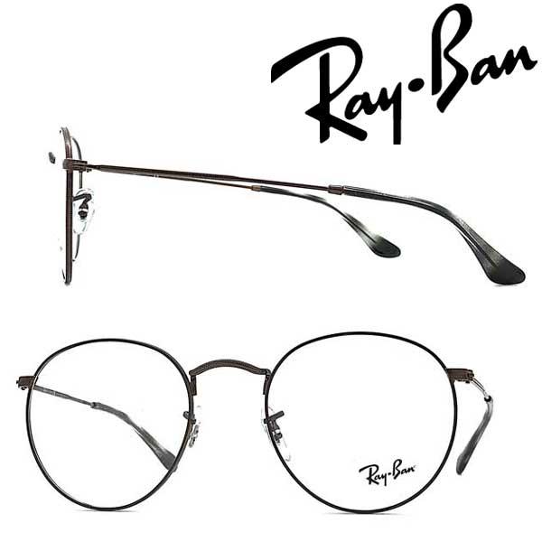 RAYBAN レイバン メガネフレーム ブランド ROUND METAL ラウンドメタル ブラウン ...