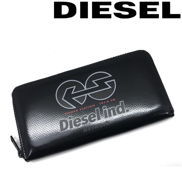 DIESEL ディーゼル 財布 ブランド ジップアラウンド GARNET ブラック X08995-P...