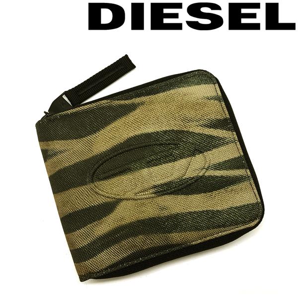 DIESEL ディーゼル 財布 ジップアラウンド 二つ折り HIRESH XS ZIPPI アニマル...