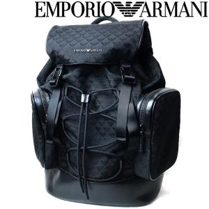 EMPORIO ARMANI バッグ エンポリオアルマーニ バックパック リュック ブラック Y4O317-Y022V-81336｜woodnet