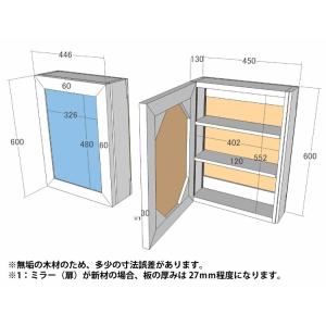 ミラーキャビネット ソフトクローズタイプ 洗面...の詳細画像5