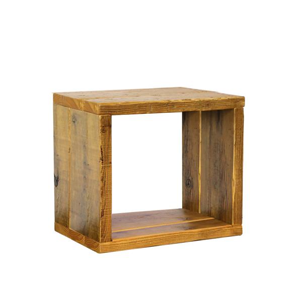 OLD ASHIBA（足場板古材）ラック 幅450ｍｍ×高さ400ｍｍ×奥行295ｍｍ 塗装仕上げ