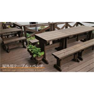 一点モノ　国産杉無節材使用　二刀流ベンチORテーブル 屋外用テーブルベンチセット◇国産杉 （テーブルサイズ：幅1000mm