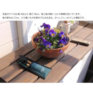 ガーデニング作業台 幅100cm(室外機カバー...の詳細画像3