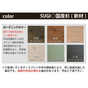 花台棚板Aタイプ専用脚(スクエアプランター2段...の詳細画像3
