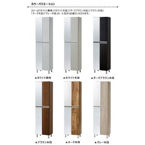 下駄箱 幅50cm スリム ハイタイプ ミラー...の詳細画像1