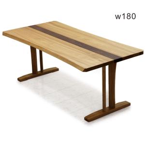 ダイニングテーブル 6人 無垢 180 おしゃれ 木製｜woodsystem3