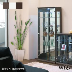 コレクションケース コレクションボード 棚 ガラス 薄型 幅65cm 高さ155cm｜woodsystem3