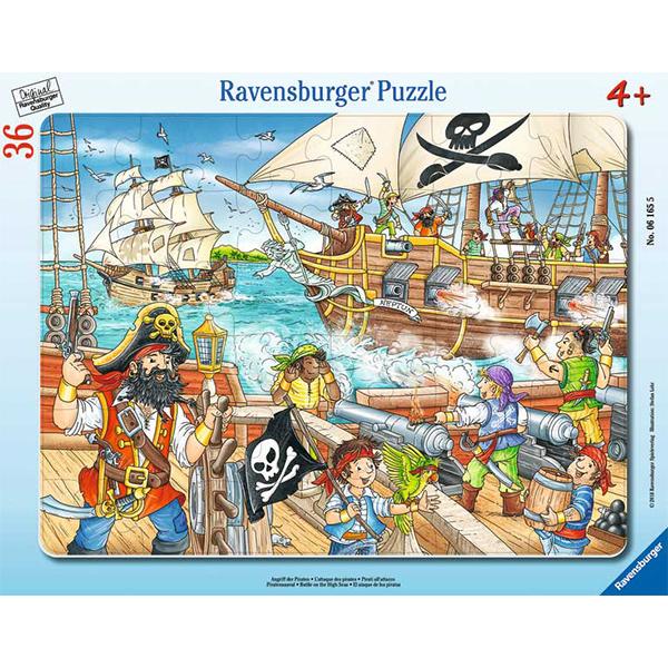 ラベンスバーガー社 Ravensburger パネルパズル Pパズル 海賊の戦い 36ピース