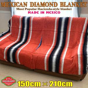 エルパソ サドルブランケット El Paso SADDLEBLANKET ネイティブ柄 メキシカン ダイヤモンドブランケット (Dタイプ) 150cm×210cm 手織り メキシコ製 ラグ｜woodwayfurniture