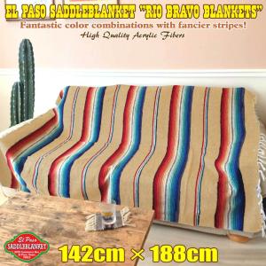 El Paso SADDLE BLANKET おしゃれ 手織り メキシコ製 ネイティブ柄