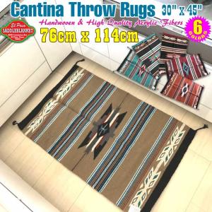 サラペ NO.83 ブラック メキシカンラグ 大判 厚手 MEXICO メキシコ