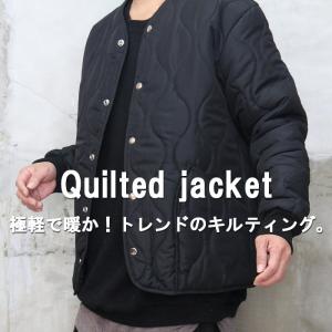 『極軽＆暖か！』AW!!ノーカラーキルティングジャケット☆