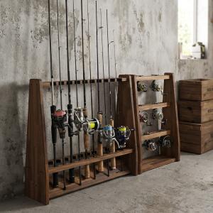 WOODWORKS ロッドスタンド 19本掛 ...の詳細画像4