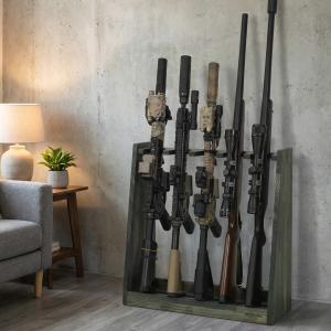 WOODWORKS ガンラック 5丁掛 ( 色...の詳細画像3