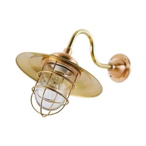 松本船舶 マリンランプ 2S号アクアライト ゴールド ランプ無し 2S-AQ-G