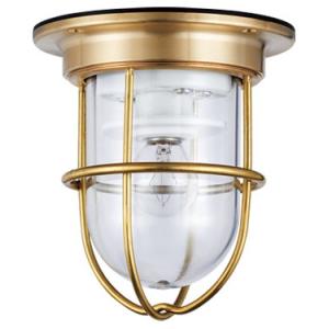 松本船舶 マリンランプ 2号フランジブラック ランプ無しモデル 2