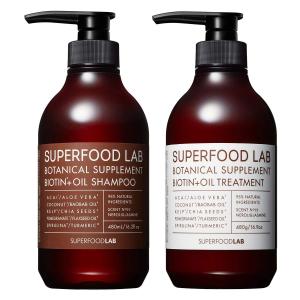 SUPERFOOD LAB BIOTIN + OIL SHAMPOO & TREATMENT