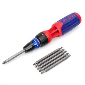 WORKPRO 12in1差替ドライバーセット 修理工具 差込角6.35mm クイックリリースラチェットハンドル トルクス プラス マイナス スクエア ビットセット 車載