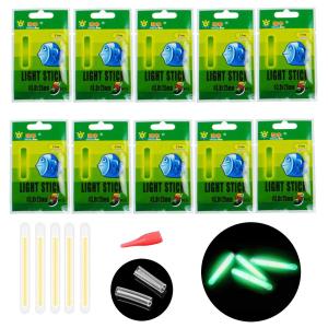 THKFISH 磯 堤防釣り用 ウキ スティック光る ルミライト セット約 釣り 蛍光発光 蛍光棒ライトスティック 夜釣り50個 4.5*37mm