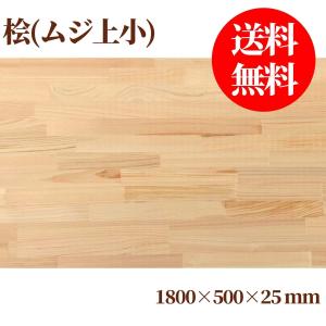 桧(無節）集成材 フリー板 厚み30mm巾610mm長さ4250mm : フリー板.com