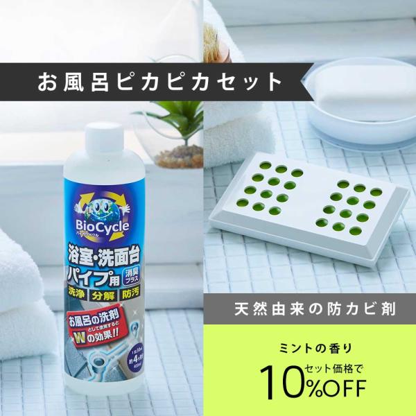 風呂掃除 洗剤 浴槽 パイプクリーナー 防カビ 消臭剤 洗面台 排水溝掃除 排水管クリーナー バイオ...