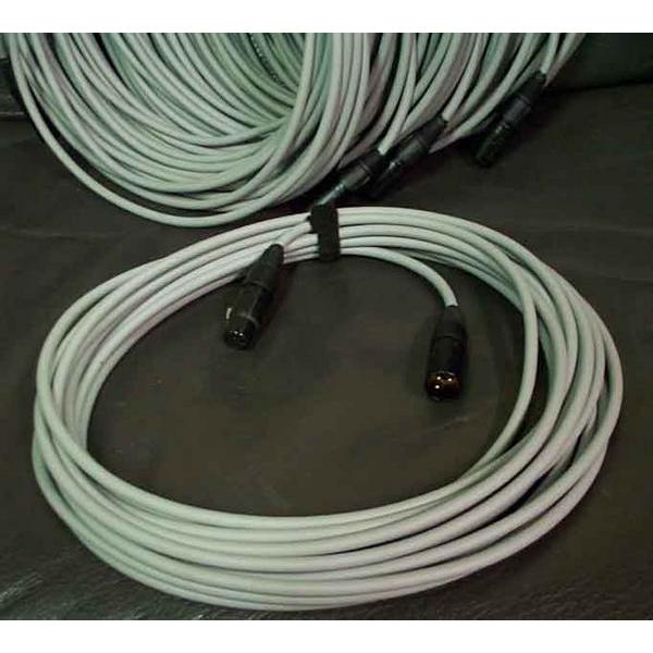 PA用　スピーカーケーブル　20ｍ　グレー　ストラップ付　XLR（3ピン）オスメス仕様　
