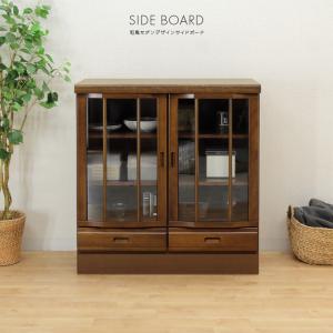 曙工芸製作所 ステンドキャビネット ガラス アンティーク サイドボード