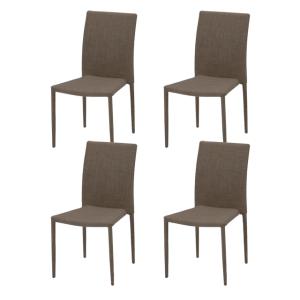 ダイニングチェア 食卓チェア 食卓椅子 椅子 いす 4脚セット 布製 北欧風｜woodylife