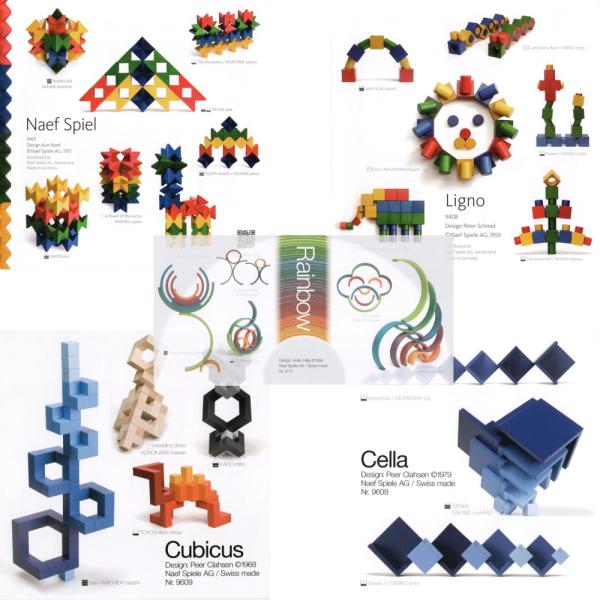 ネフを代表する積み木のパターン集 Naef ネフスピール リグノ セラ キュービックス アークレイン...