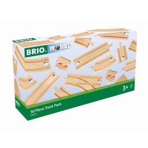 ブリオ BRIO　数量限定品 50ピース追加レールセット  汽車レールセット 木製 33772｜woodymonkey