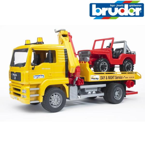 bruder ブルーダー MAN レッカークレーン＆クロスカントリー BR02750 正規販売店