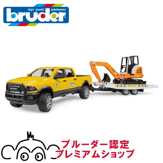 bruder ブルーダー Ram レンタルサービス ＆ ミニショベル BR02546 正規販売店 正...