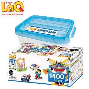 LaQ（ラキュー）ベーシック1400 (1400pcs) 知育玩具 ブロック｜木のおままごと ウッディプッディ