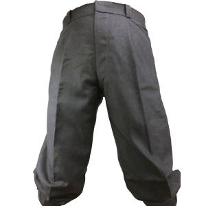 自転車 ニッカ 三季用 100%ウールフラノ　チャコールグレー