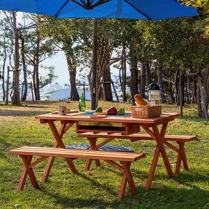 ガーデンファニチャー ガーデンテーブル 120×56cm 屋外 アルミ製 KAT