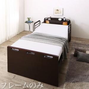 セミダブルベッド 一人 フレーム 電動リクライニングベッド 背もたれ
