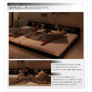 ベッド セミダブル ローベッド 低い 宮 棚 ...の詳細画像5