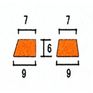 発泡目地棒 M-15S/W 9×6×7mmの詳細画像1