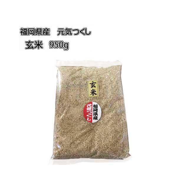 [ 元気つくし ] [ 玄米 ] [ 950g ]  令和7年産  福岡県産  ポイント消化  農家...