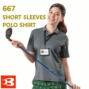 バートル　BURTLE　春夏用　667　半袖ポロシャツ　ユニセックス　作業服　作業着　ポロシャツ　ユニフォーム